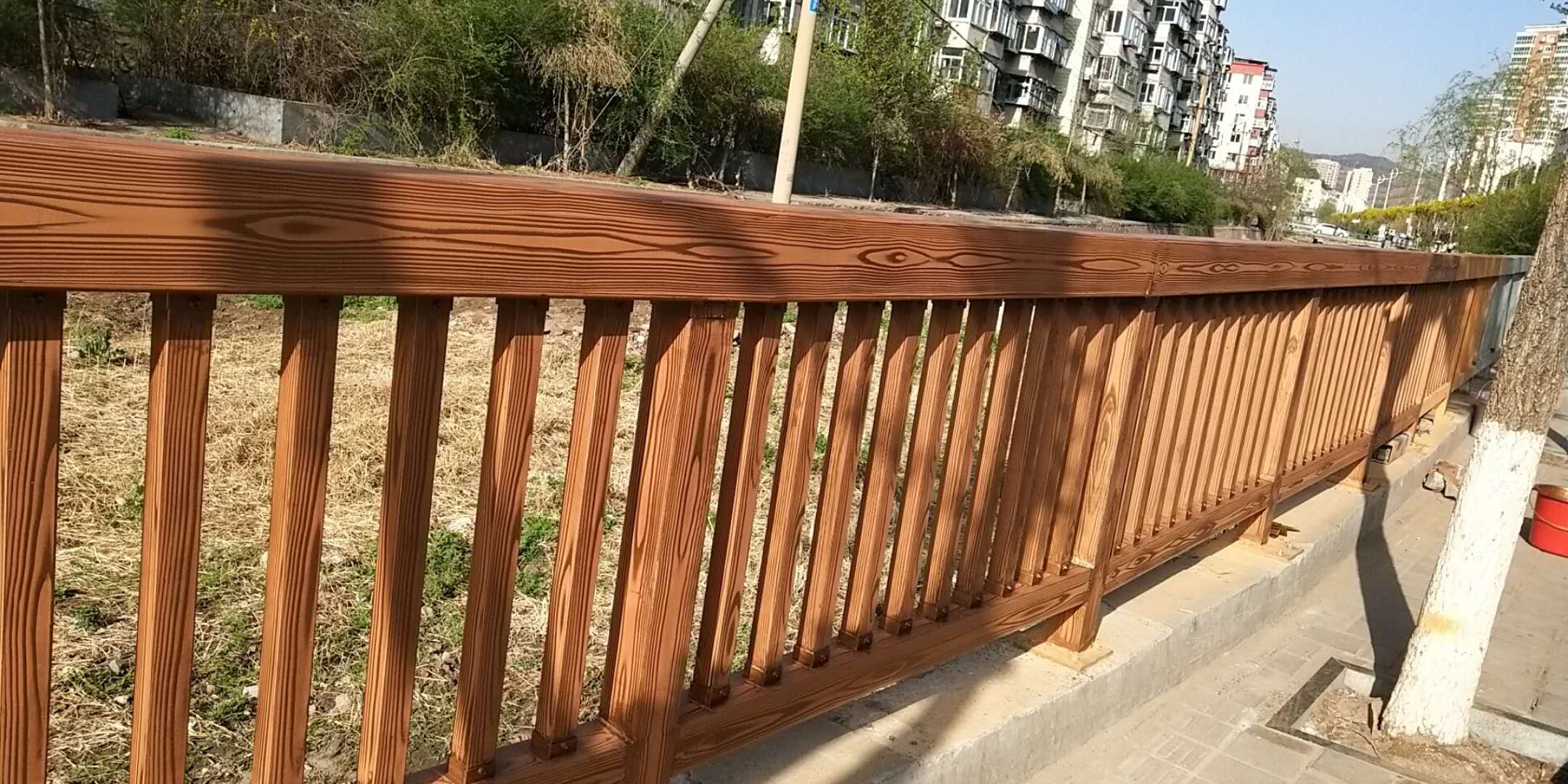 齐齐哈尔河北承德护栏仿木纹漆项目